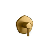 Kohler - Occasion MasterShower temperature control valve trim with lever handle - Vibrant Brushed Moderne Brass
