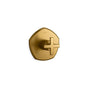 Kohler - Occasion MasterShower temperature control valve trim with cross handle - Vibrant Brushed Moderne Brass