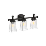 Kohler - Riff Three-light sconce - Matte Black