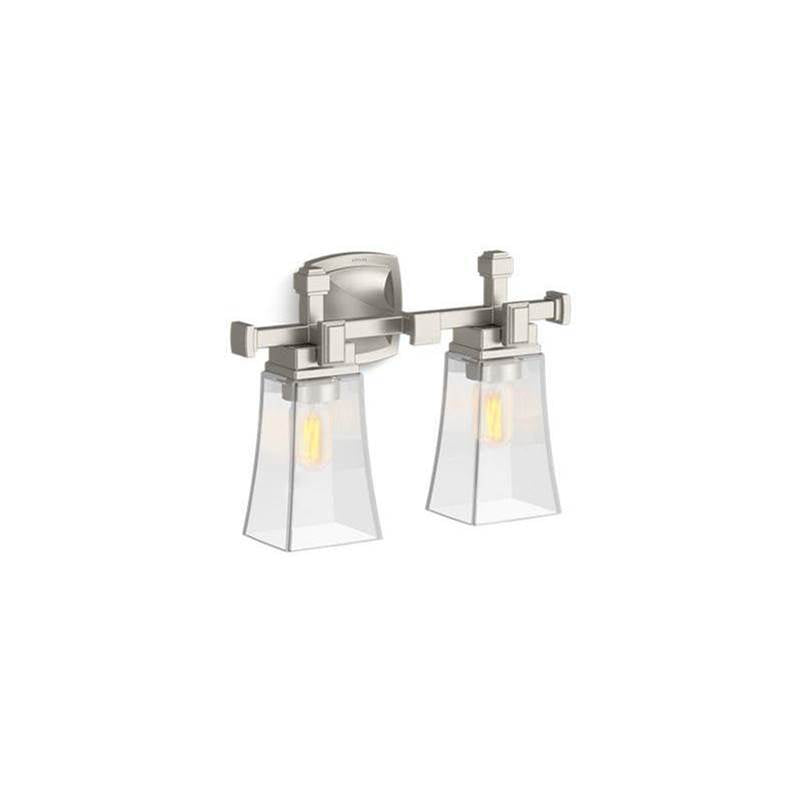 Kohler - Riff Two-light sconce - Brushed Nickel
