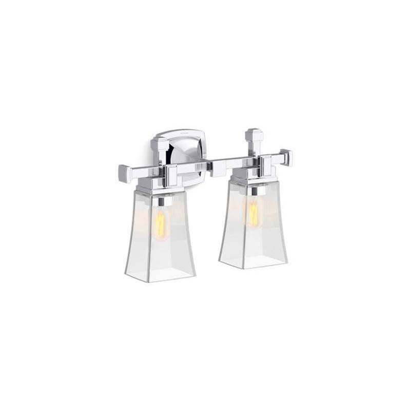 Kohler - Riff Two-light sconce - Polished Chrome