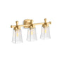 Kohler - Riff Three-light sconce - Brushed Moderne Brass