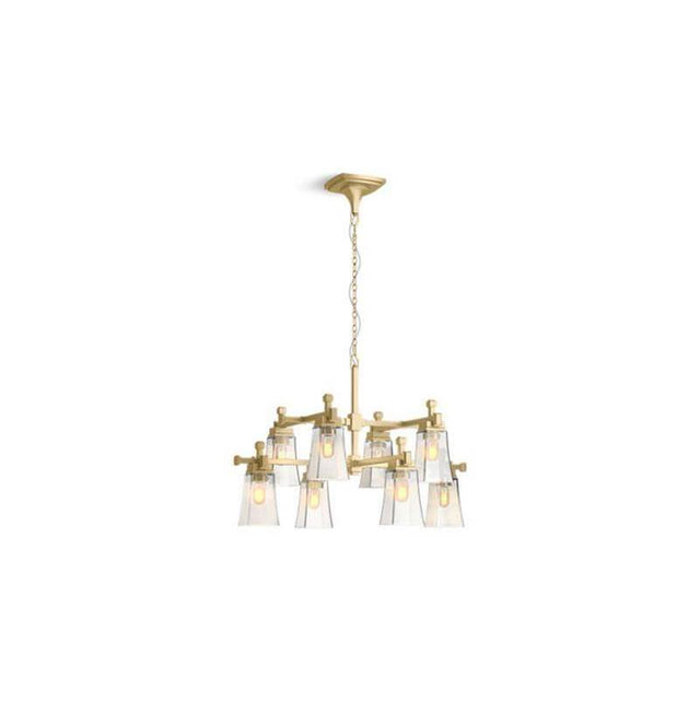 Kohler - Riff 35'' chandelier - Brushed Moderne Brass