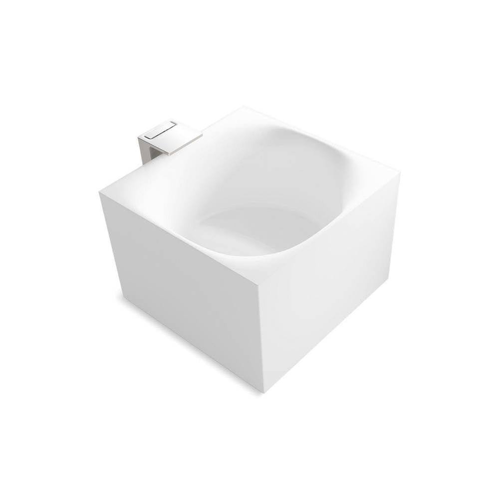 Kohler - StillnessE Experience 46'' x 46'' freestanding bath - Honed White