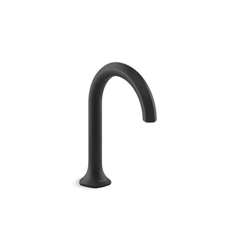Kohler - Occasion Bathroom sink faucet spout with Cane design, 0.5 gpm - Matte Black