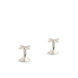 Kohler - Occasion Cross bathroom sink faucet handles - Vibrant Polished Nickel