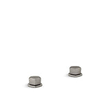 Kohler - Occasion Knob bathroom sink faucet handles - Vibrant Brushed Nickel