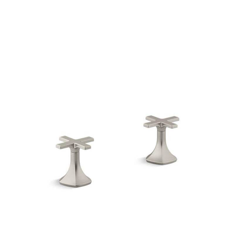 Kohler - Occasion Cross bathroom sink faucet handles - Vibrant Brushed Nickel