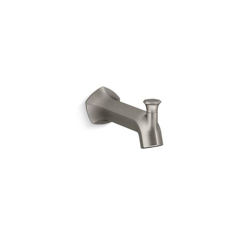 Kohler - Occasion Wall-mount bath spout with Straight design and diverter - Vibrant Brushed Nickel