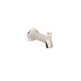 Kohler - Occasion Wall-mount bath spout with Straight design and diverter - Vibrant Polished Nickel