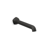 Kohler - Occasion Wall-mount bath spout with Straight design, 12'' - Matte Black