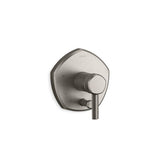 Kohler - Occasion Rite-Temp valve trim with push-button diverter and lever handle - Vibrant Brushed Nickel