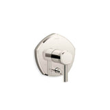 Kohler - Occasion Rite-Temp valve trim with push-button diverter and lever handle - Vibrant Polished Nickel