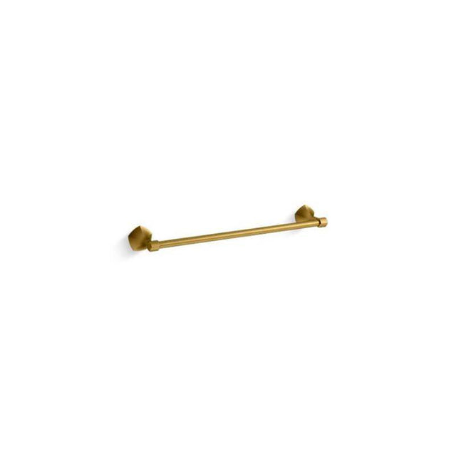 Kohler - Occasion 18'' towel bar - Vibrant Brushed Moderne Brass