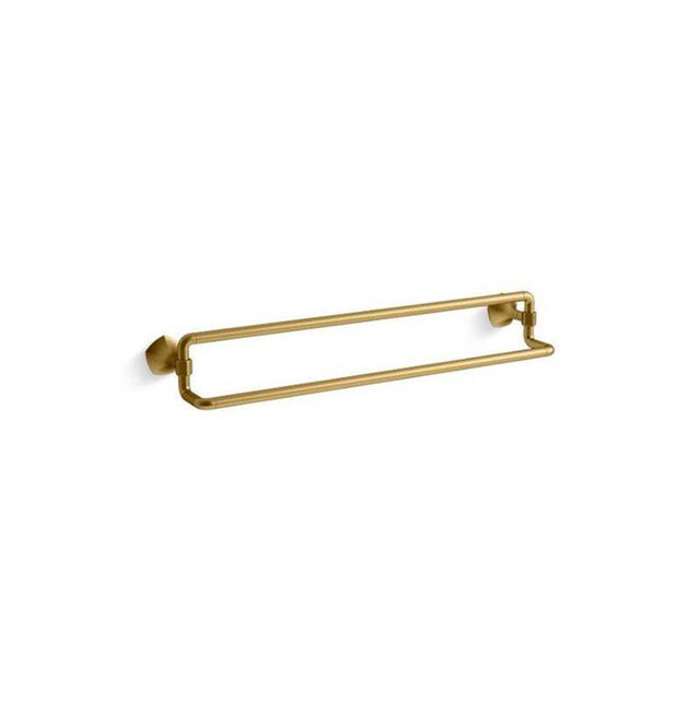 Kohler - Occasion 24'' double towel bar - Vibrant Brushed Moderne Brass