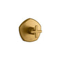 Kohler - Occasion Rite-Temp valve trim with cross handle - Vibrant Brushed Moderne Brass