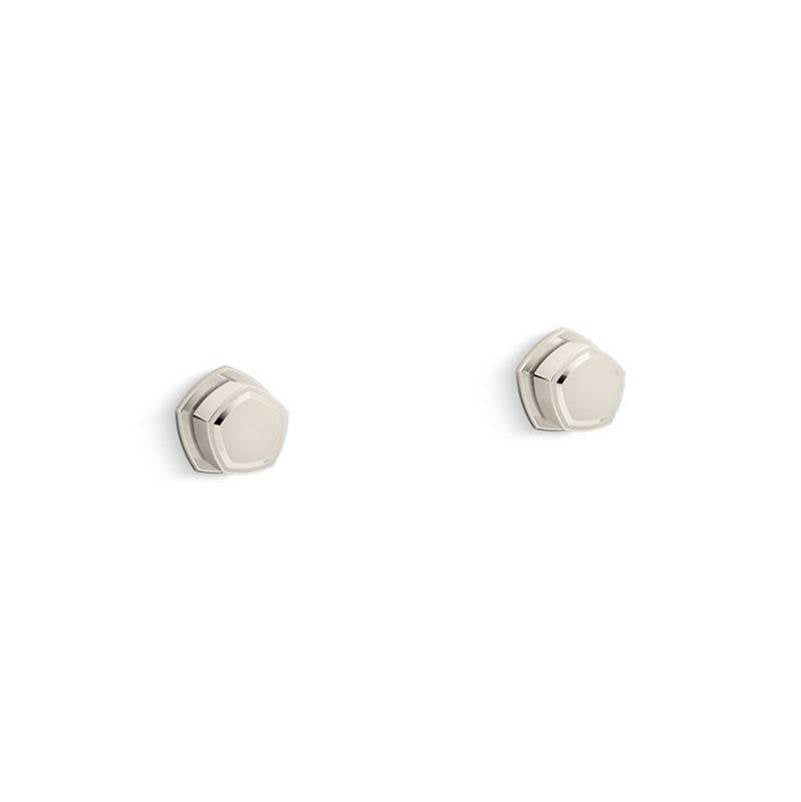 Kohler - Occasion Wall-mount bathroom sink faucet Knob handle trim, 1.2 gpm - Vibrant Polished Nickel