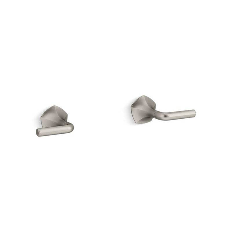 Kohler - Occasion Wall-mount bathroom sink faucet Lever handle trim, 1.2 gpm - Vibrant Brushed Nickel