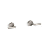 Kohler - Occasion Wall-mount bathroom sink faucet Lever handle trim, 1.2 gpm - Vibrant Brushed Nickel