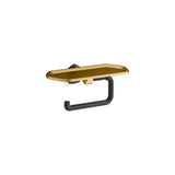 Kohler - Occasion Toilet paper holder with tray - Matte Black with Brushed Moderne Brass