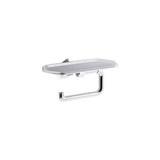 Kohler - Occasion Toilet paper holder with tray - Polished Chrome