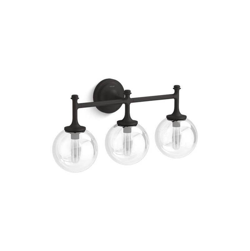 Kohler - BelleraE Three-light sconce - Matte Black