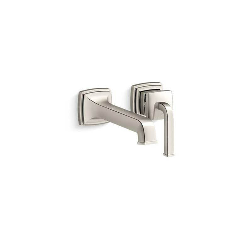 Kohler - Riff Wall-mount single-handle bathroom sink faucet, 1.2 gpm - Vibrant Polished Nickel