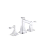 Kohler - Riff Widespread bathroom sink faucet, 1.0 gpm - Polished Chrome