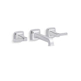 Kohler - Riff Wall-mount bathroom sink faucet trim, 1.2 gpm - Polished Chrome