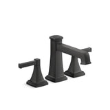 Kohler - Riff Deck-mount bath faucet trim with diverter - Matte Black