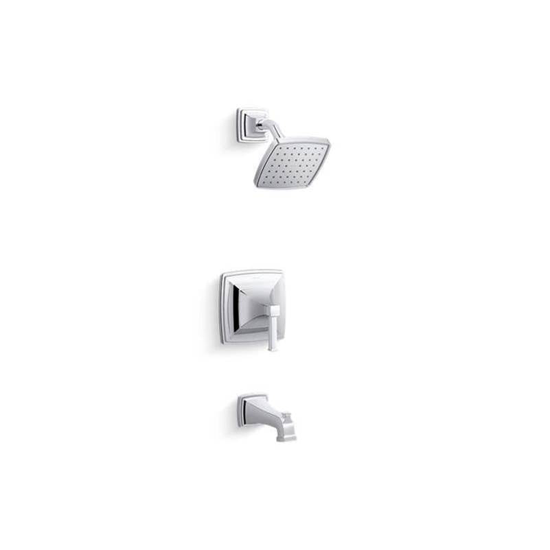 Kohler - Riff Rite-Temp bath and shower trim kit, 1.75 gpm - Polished Chrome