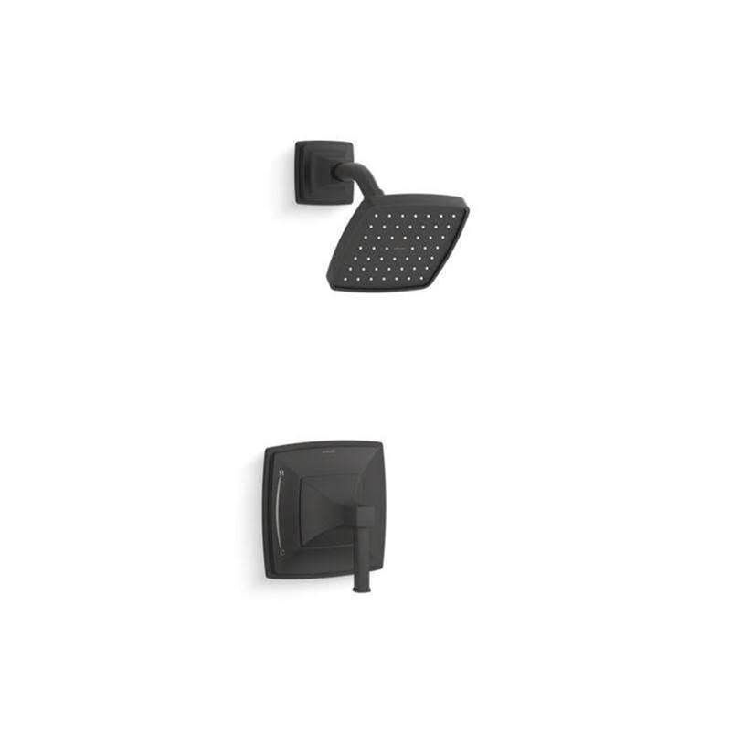 Kohler - Riff Rite-Temp shower trim kit, 2.5 gpm - Matte Black