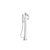 Kohler - Riff Floor-mount bath filler trim with handshower - Polished Chrome