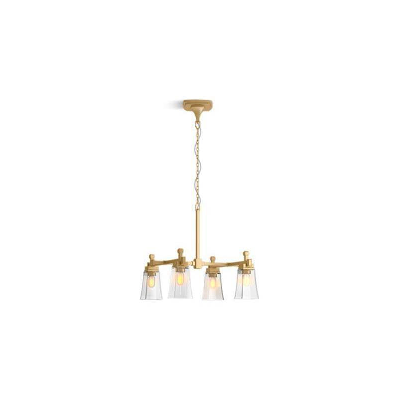 Kohler - Riff 24'' chandelier - Brushed Moderne Brass
