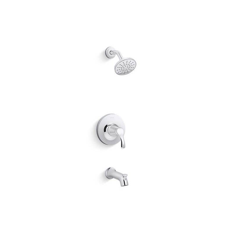 Kohler - Simplice Rite-Temp bath and shower trim kit, 1.75 gpm - Polished Chrome