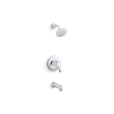 Kohler - Simplice Rite-Temp bath and shower trim kit, 1.75 gpm - Polished Chrome