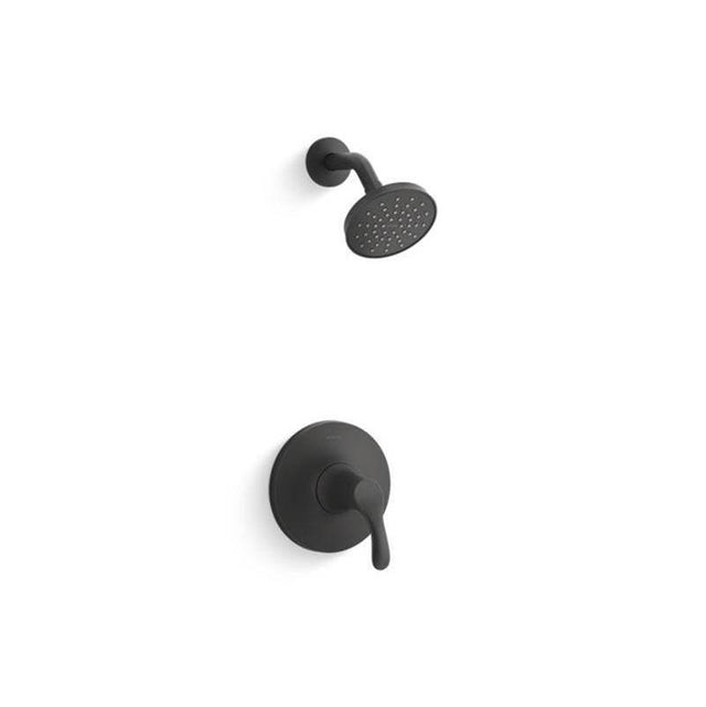 Kohler - Simplice Rite-Temp shower trim kit, 1.75 gpm - Matte Black