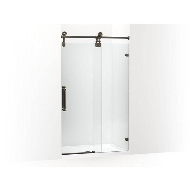 Kohler - ArtifactsE 80-7/8'' H sliding shower door with 3/8''-thick glass - Oil Rubbed Bronze