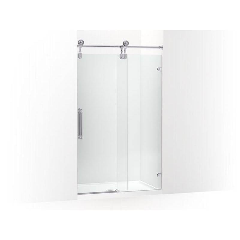 Kohler - ArtifactsE 80-7/8'' H sliding shower door with 3/8''-thick glass - Polished Chrome