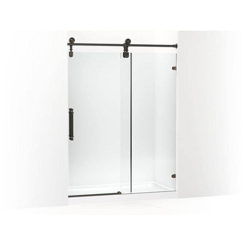Kohler - ArtifactsE 80-7/8'' H sliding shower door with 3/8''-thick glass - Oil Rubbed Bronze