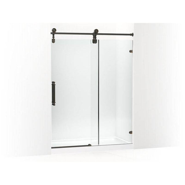 Kohler - ArtifactsE 80-7/8'' H sliding shower door with 3/8''-thick glass - Oil Rubbed Bronze