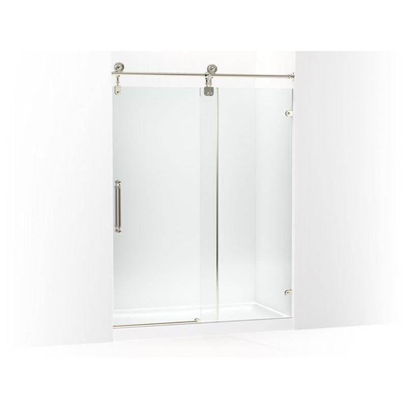Kohler - ArtifactsE 80-7/8'' H sliding shower door with 3/8''-thick glass - Vibrant Polished Nickel