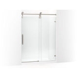 Kohler - ArtifactsE 80-7/8'' H sliding shower door with 3/8''-thick glass - Vibrant Brushed Nickel