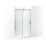 Kohler - ComposedE Sliding shower door, 78'' H x 44-1/8 - 47-7/8'' W, with 3/8'' thick Crystal Clear glass - Bright Polished Silver