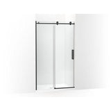 Kohler - ComposedE Sliding shower door, 78'' H x 44-1/8 - 47-7/8'' W, with 3/8'' thick Crystal Clear glass - Matte Black
