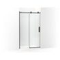 Kohler - ComposedE Sliding shower door, 78'' H x 44-1/8 - 47-7/8'' W, with 3/8'' thick Crystal Clear glass - Matte Black