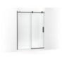 Kohler - ComposedE Sliding shower door, 78'' H x 56-1/8 - 59-7/8'' W, with 3/8'' thick Crystal Clear glass - Matte Black