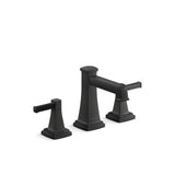 Kohler - Riff Widespread bathroom sink faucet, 1.0 gpm - Matte Black