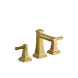 Kohler - Riff Widespread bathroom sink faucet, 1.0 gpm - Vibrant Brushed Moderne Brass