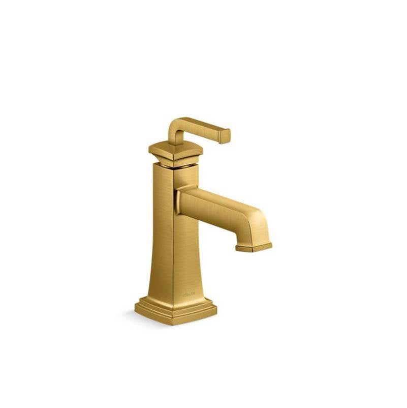 Kohler - Riff Single-handle bathroom sink faucet, 1.2 gpm - Vibrant Brushed Moderne Brass